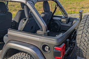 Jeep Wrangler JL Tailgate Protector - Rear - Rough Country - '18-'25 Jeep Wrangler JL Tailgate Protector - Rear - Rough Country - '18-'25